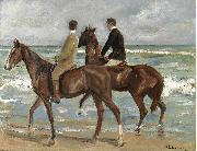 Max Liebermann, Zwei Reiter am Strand